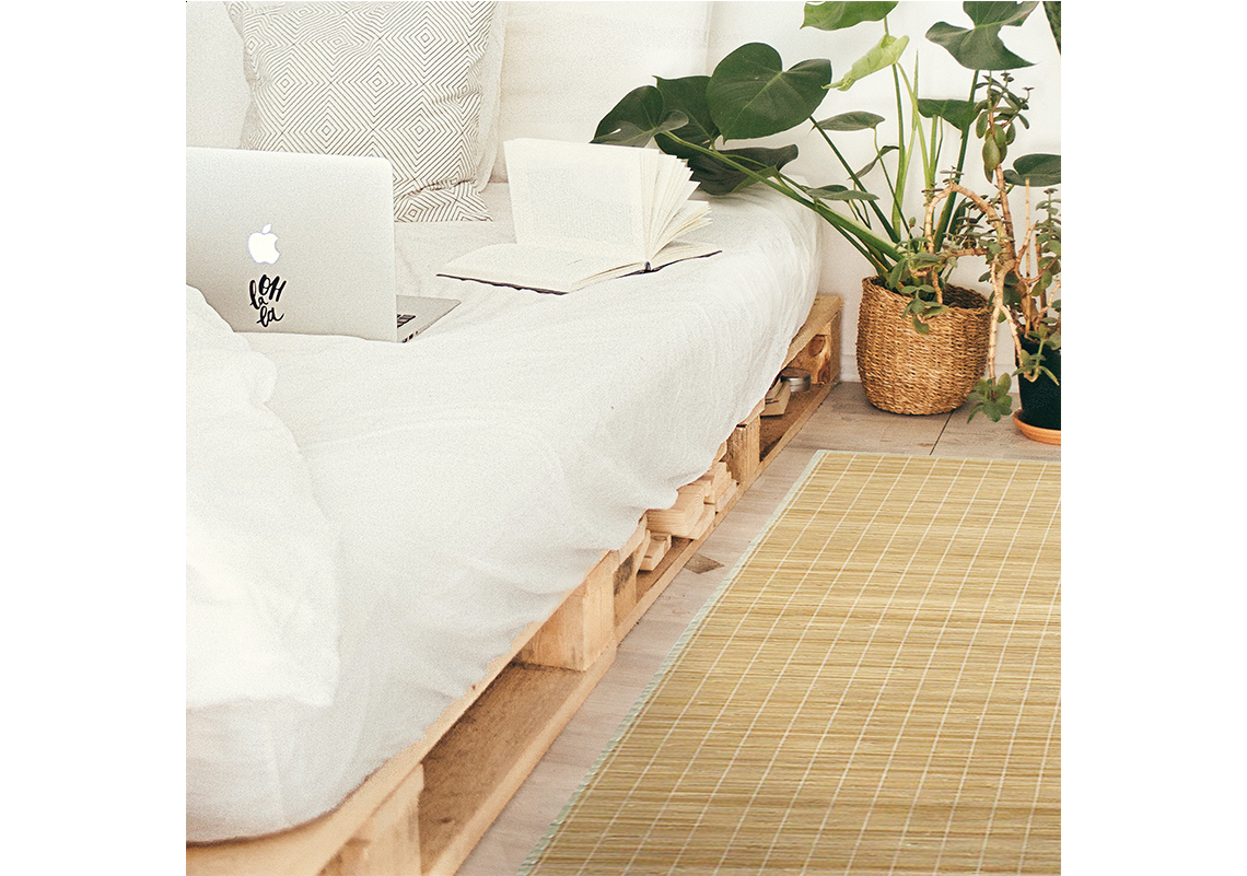 Tapis Bambou écru 160x230