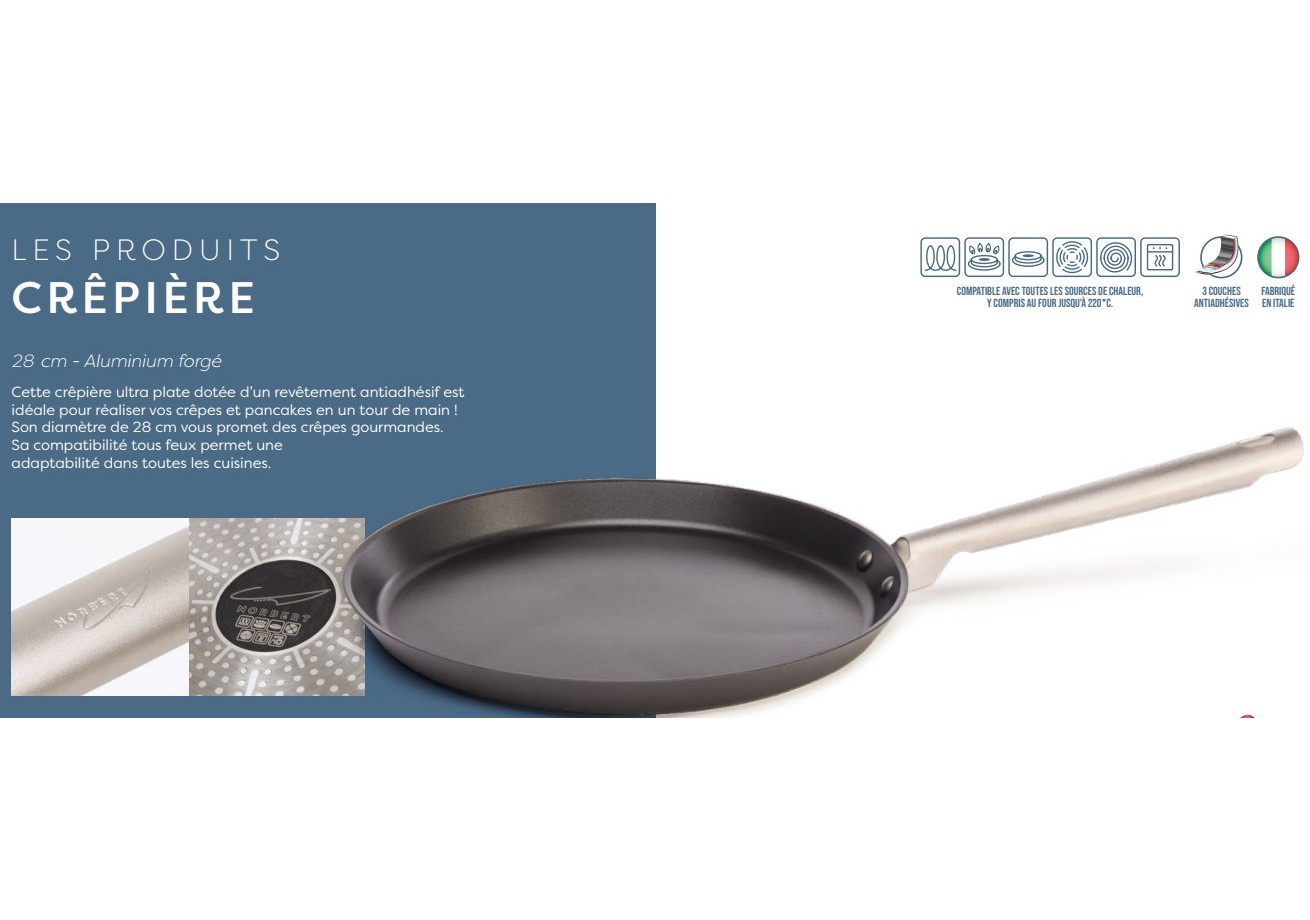 Crêpière Greenpan Essentials 28 Cm Céramique – Antiadhésive, Compatible Tous Feux
