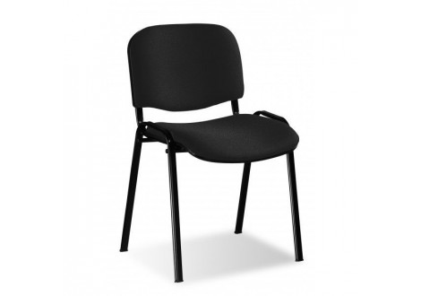 Chaise visiteur JANEIRO BIFMA tissu noir