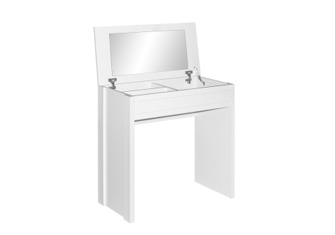 Coiffeuse 1 miroir Mysty blanche