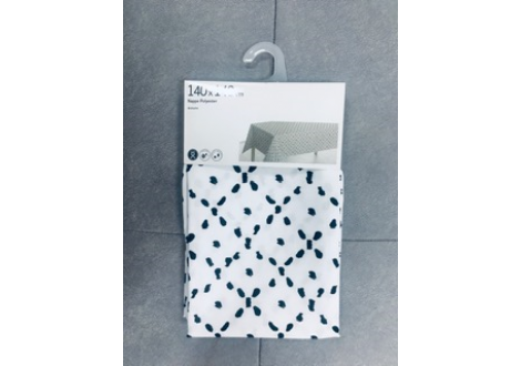 Nappe polyester YENA motif pointillé