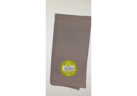 Serviette unies Taupe 40x40 cm