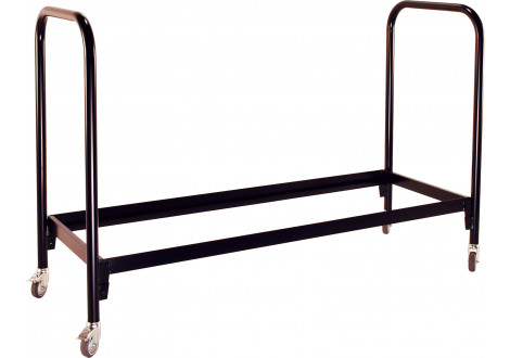 Chariot de stockage pour chaises pliantes noir