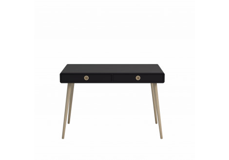 Bureau SOFTLINE 2 tiroirs noir