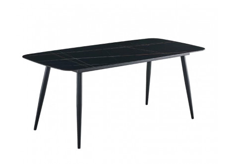 Table SINTRO décor marbre noir L150