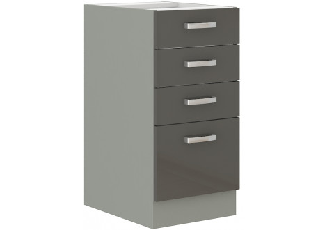GREY bas 40 4 tiroirs - meuble N°6 
