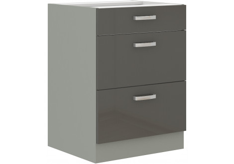 GREY meuble bas 60 3 tiroirs