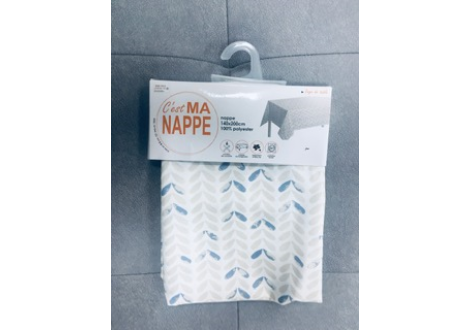 Nappe assortis polyesther 140x200 cm