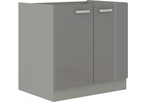 GREY  bas 80 2 portes - meuble N°4