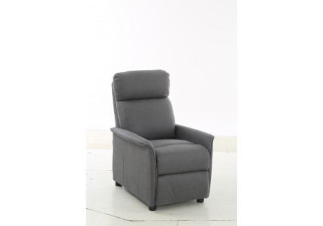 Fauteuil relax Perth gris 'push"