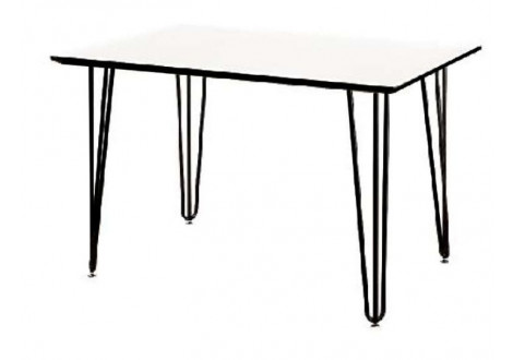 table adèle 160x80 pieds noirs