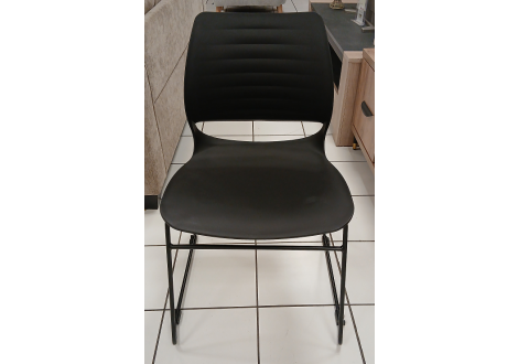 Chaise visiteur ALVA noir