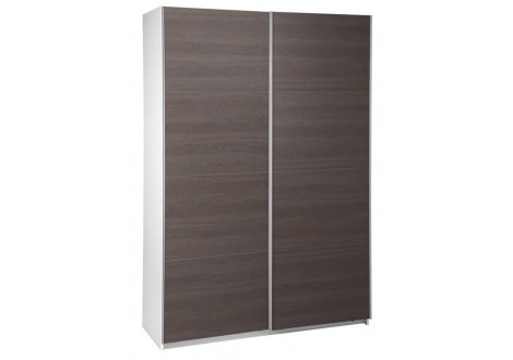 Armoire DELIA anthracite 2 portes coulissantes