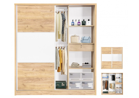 Armoire RUNE 2 portes coulissantes