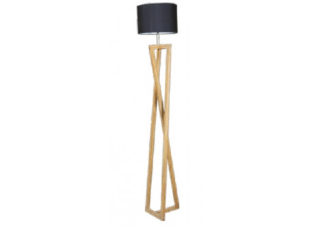 Lampadaire Aster teck massif