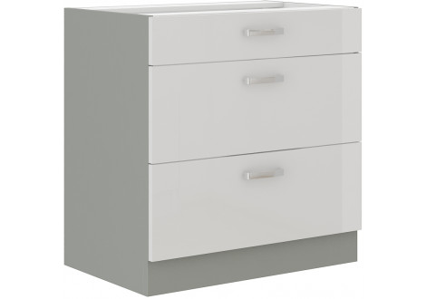 BIANKA meuble bas 80 3 tiroirs