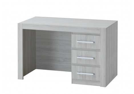 Bureau 3 tiroirs ALBA chêne clair