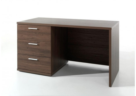 Bureau 3 tiroirs GAEL noyer