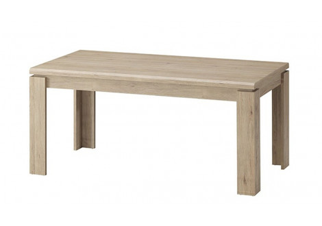 Table CALVI chêne clair relief 170x90 cm