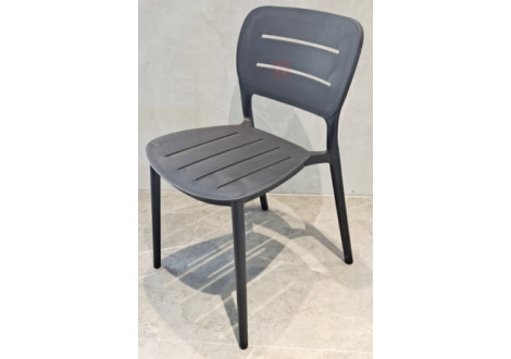 Chaise DONA gris anthracite 