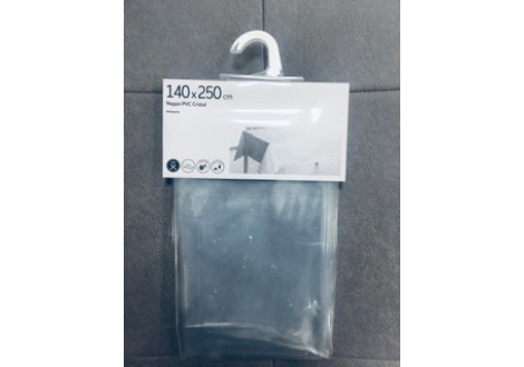 Nappe PVC transparente Cristal 140x250