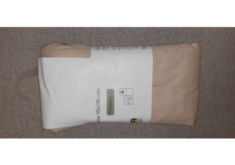 Drap housse 90 polycoton Beige