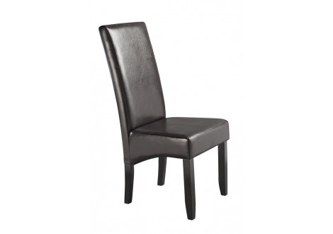 Chaise MASSY PU noir