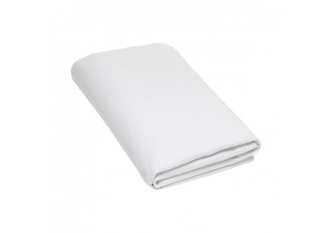 Drap plat 270x300 blanc 100% COTON