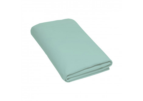 Drap plat 270x300 menthe 100 % COTON 57 fils