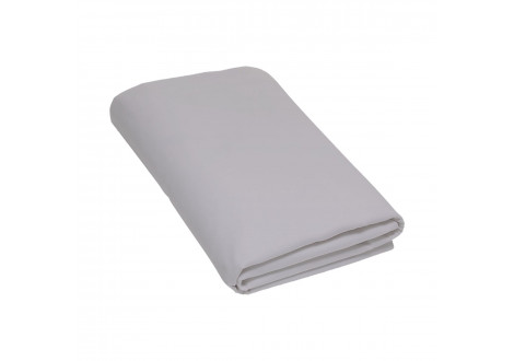 Drap plat 270x300 perle 100 % COTON 57 fils