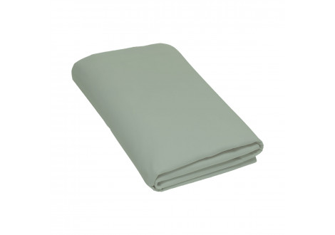 DRAPS PLAT 240x300cm COTON BIO - coloris vert amande