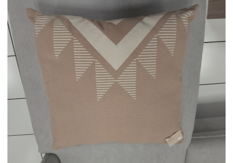Coussin Cuir expédition 60x60