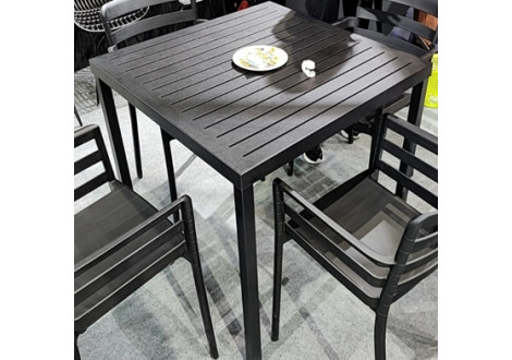 Table de jardin FERDINAND anthracite