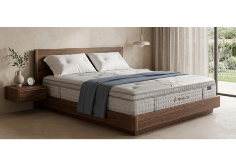 Matelas FRESH LATEX 180x200 cm à resorts ensachés 