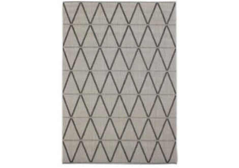 Tapis country gris clair 