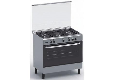 Cuisinière 90x85 5 feux gaz MAGIC POINT GX95 Inox