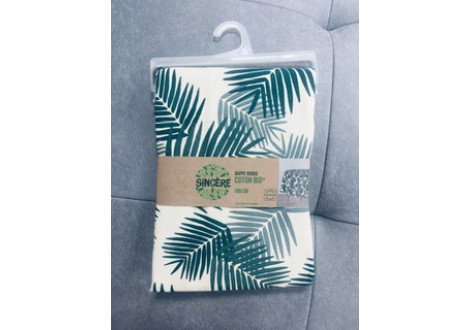 Nappe ronde Exotic vert diamètre 180cm