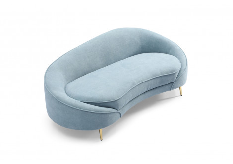 Loveuse JOSEPHINE tissu velours bleu