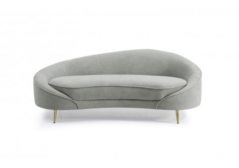 Loveuse JOSEPHINE tissu velours gris
