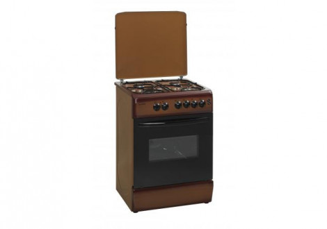 Cuisinière 50x60 KLASS marron tout gaz
