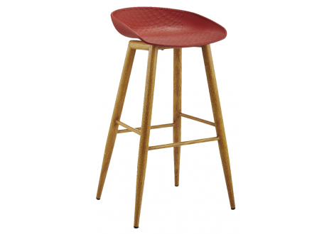 Tabouret LENA bordeaux