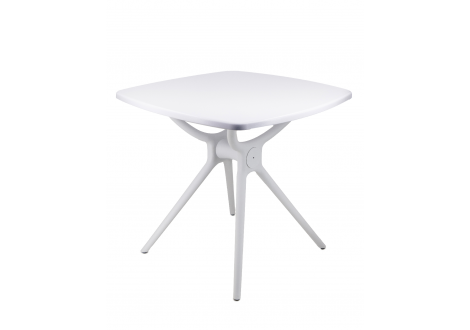 Table LIA CARRE blanche
