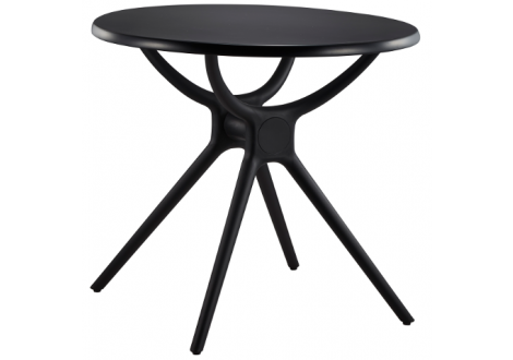 Table LIA ronde polypropylène noir