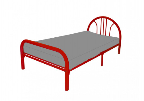 Lit BAMBINO rouge 90x190 cm