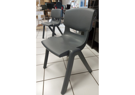 Chaise LUCIEN Taille 6 gris fonçé