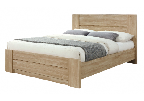 Lit  140 NAPOLI chêne ivoire