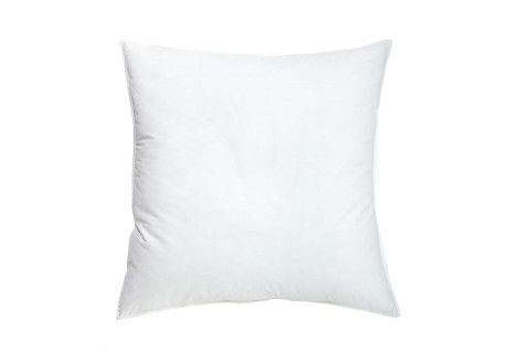 Taie oreiller 63x63cm blanc 100 % COTON 57 fils