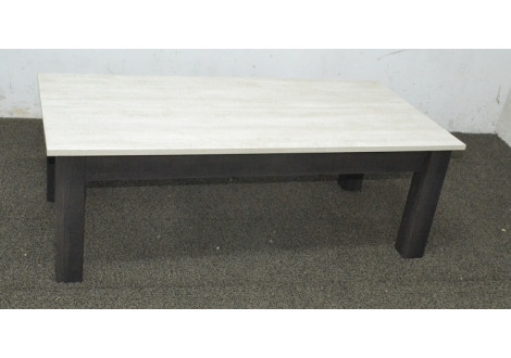 Table basse ORLANDO ébène et chêne rosé