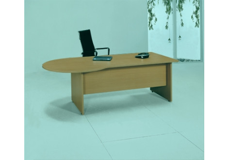 Bureau PRIMUS avec ilôt de convivialité 210 chêne clair