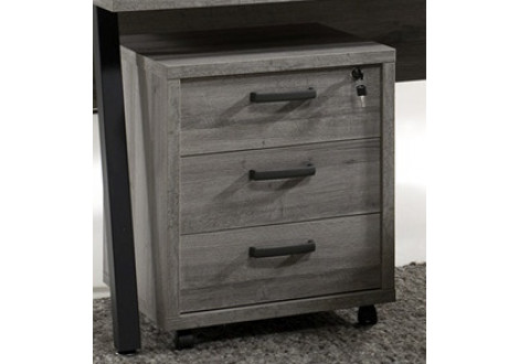 caisson PRONTO 3 tiroirs gris